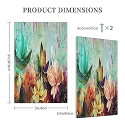 Spshian Light Switch Cover Plate Watercolor Flower