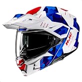 HJC i80 Roki Modular Motorcycle Helmet with HJ-44 Pin-lock Shield, DOT Approved (MC21, Large)