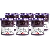 Bonne Maman Concord Grape Fruit Spread, 12.7 Ounce Jars (Pack of 6) | Full-bodied Concord grape with real fruit depth. Simple and versatile: PB&amp;J, toast, yogurt, or straight from the spoon.