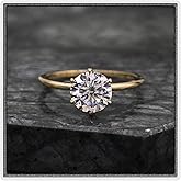 ZengoriGems 1CT/2CT/3CT Round Engagement Ring 925 Sterling Silver Round Cut Cubic Zirconia Halo Promise Ring for Her Size 5-9