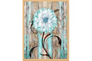 VIGEGU Flowers Cross Stitch Kits for Adults - Stamped Cross Stitching Kits Preprinted Count Cross-Stitch Kit for Beginner, 11CT Prestamped Easy Pattern Needlepoint Kits Crafts Decor 11.8x15.7inch