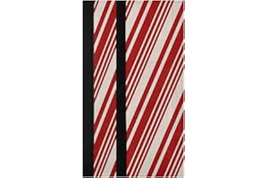 Eionryn Christmas Candy Cane Stripes Refrigerator Door Handle Covers Winter Red Cream Colors Kitchen Appliances Gloves for Microwave Dishwasher Fridge Door Cloth Protector 2pcs