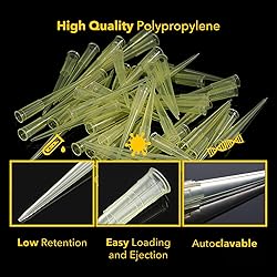 Estresen 200ul Universal Pipette Tips, 1000Pcs x