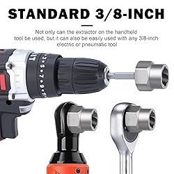 Bolt Extractor Kit, 14 PCS Impact Bolt & Nut