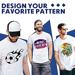 Handepo 6 Pcs Men Sublimation Blank T Shirt White