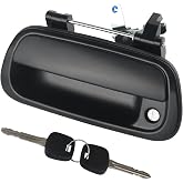 Black Tailgate Handle With Keyhole For Toyota Tundra 00-06 Pickup | Replace 690900C010, 690900C030