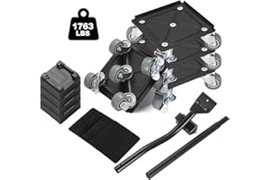 FLKQC Furniture Moving Dolly Sliders, Furniture Lift Mover with 360° Rotatable and Lockable Wheels Furniture Lift Mover Tool 