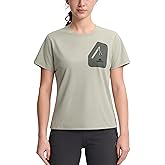 Pinoneer Camp Quick Dry Hiking Shirts Women,Stay Fresh Moisture Wicking Short Sleeves Workout Tops for Gym,Travel,Running