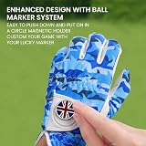 Finger Ten Golf Glove Men Left Hand Camouflage Ball Marker Weathersof view 6