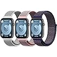 Yrzper 2 Packs Sport Loop Band Compatible with Huawei Watch Fit 3 Sport Replacement Wristbands Intended Adjustable Strap Nylon Weave Women Men Stretchy Braided Wristband Breathable