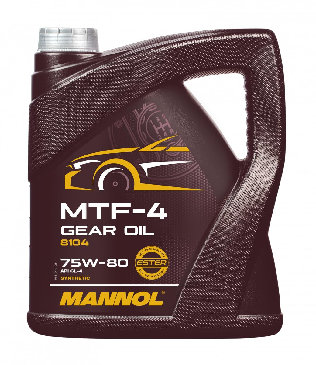 MANNOL MN8104-4 MTF GETRIEBEOEL 65 W 80 API GL, 4 Litres