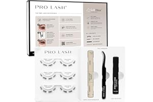 Pro Lash SoftWear Starter Lash Clusters Kit - Seamless, Lightweight Lashes - 7-Day Eyelash Extensions - 3 Sets of False Eyela