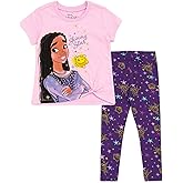 Disney Wish Asha Star Girls T-Shirt and Leggings Outfit Set Toddler to Little Kid