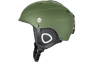 VANRORA Ski Helmet, Snowboard Helmet for Men & Women, Climate Control Venting, Dial Fit, Goggles Compatible, Removable Fleece Liner and Ear Pads, Safety-Certified