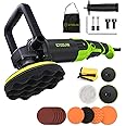ETOOLAB Polisher,7 inch/ 6 inch Car Polisher Waxer, 7 Variable Speed (3500RPM Max) Buffer Detachable Handle for Car Rotary Wa