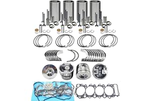 4HK1 Engine Overhaul Rebuild Kit Piston Liner Kit With Gasket Kit 16 Valves For Isuzu 4HK1 4HK1T 4HK1TC Engine NPR NQR NRR NP