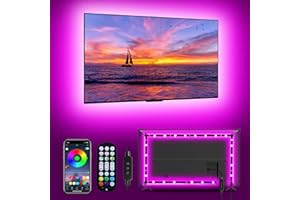 Daymeet TV Led Lights, Led Lights for TV Led Backlight for 32-43 inch, 9.8 ft TV Led Light Strip,RGB Color Changing Led TV Light with Remote, Music Sync Bluetooth APP Control USB Powered