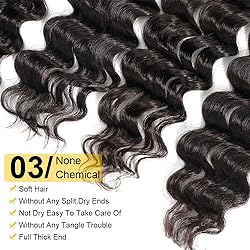 QTHAIR 14A Loose Deep Wave 4 Bundles Brazilian