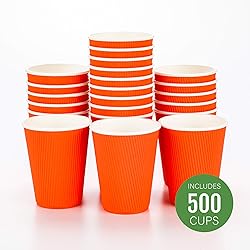 Restaurantware-12 Ounce Disposable Coffee Cups, 500