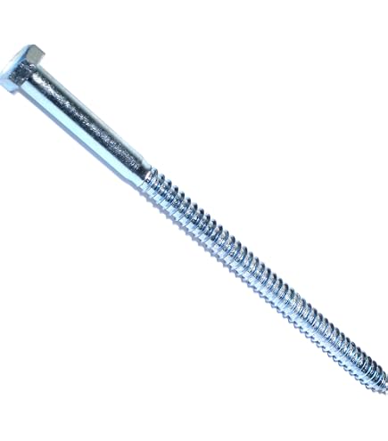 Lag Screws 5/8 X 3-1/2 Hex Drive Steel Zinc SC083