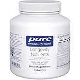 Pure Encapsulations Longevity Nutrients | Multivitamin/Mineral Complex to Support Healthy Aging, Brain Function, Eyes, Bones, and Vascular Health* | 120 Capsules
