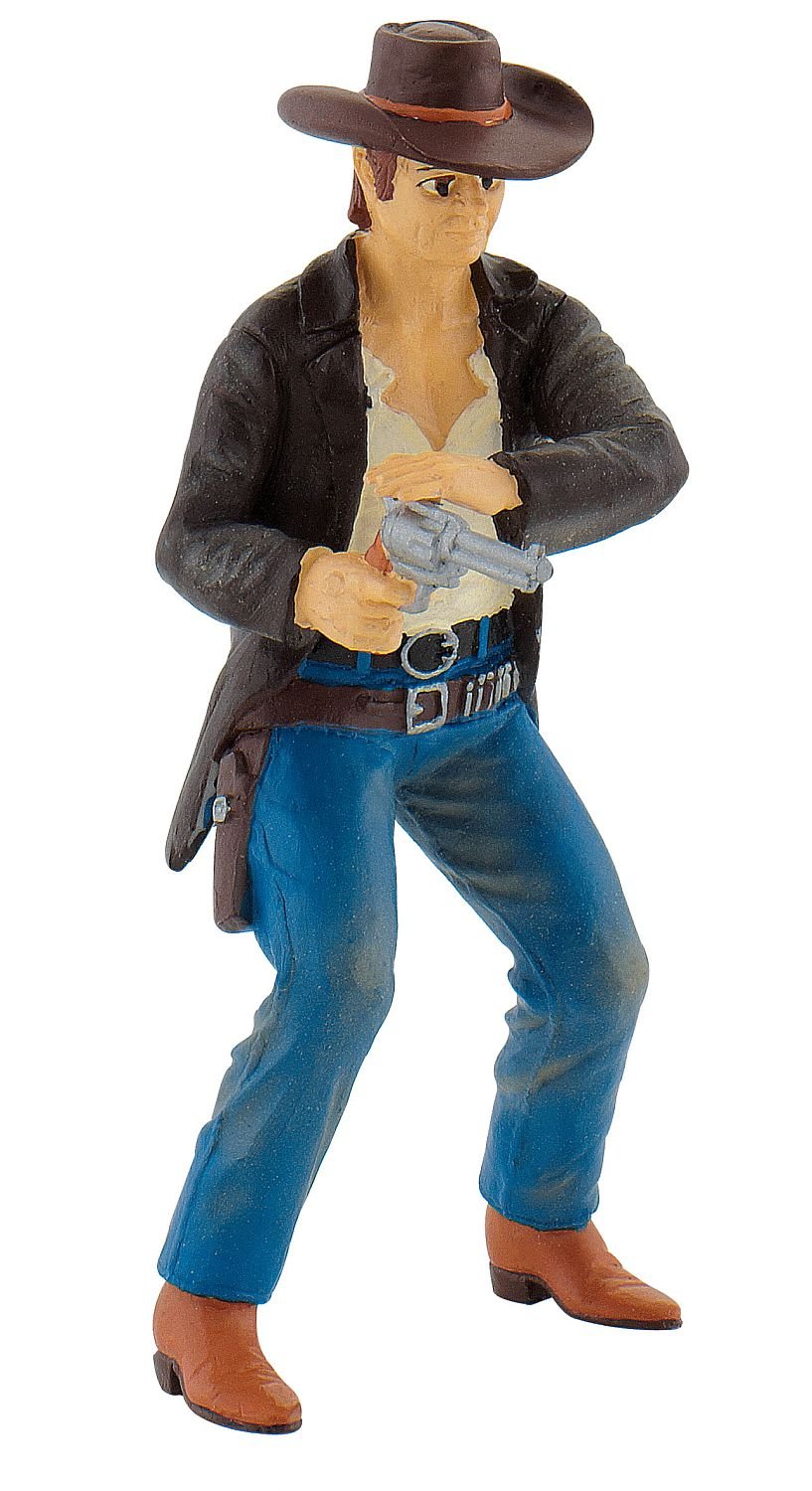 Bullyland Cowboy Figurine with Revolver