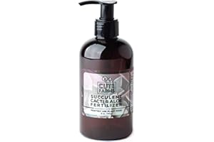 Cute Farms Succulent, Cacti, & Aloe Fertilizer | Gentle Monthly Use Formula Plant Food (8 oz. Bottle)