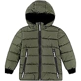 Hiheart Boys Girls Thick Padded Winter Coat Warm Hooded Jacket