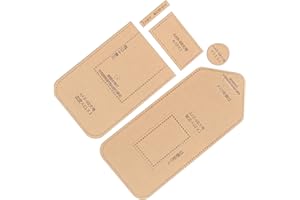 Phone Bag Template, DIY Transparent Acrylic Leather Craft Accessories with Protective Layer for Case Making Gift