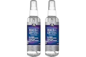 HB Henri Bernard Mineral Crystal Spray Deodorant – 100 ml (2Pack)