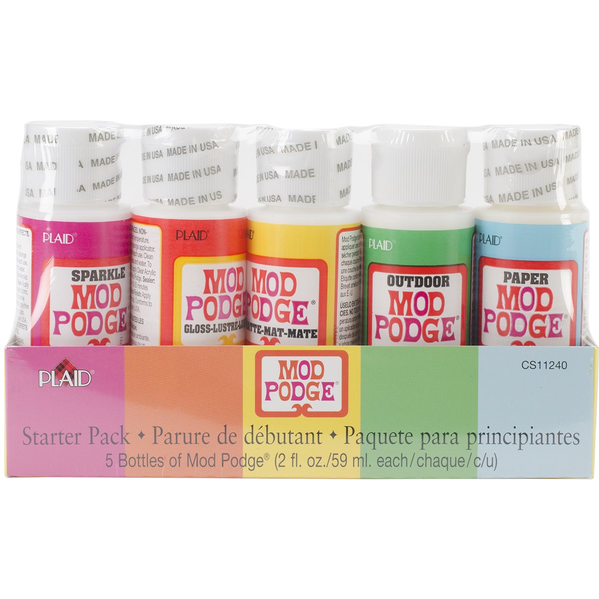 Mod Podge CS11240 Starter Set, 2 oz