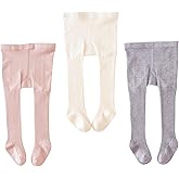 SeastarryX Baby Tights Cable Knit Tights Toddlers Leggings Seamless Stockings Pantyhose Infants 3 Pack