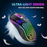 RedThunder 60% RGB Keyboard and Mouse Combo UK Layout Ultra Compact view 5