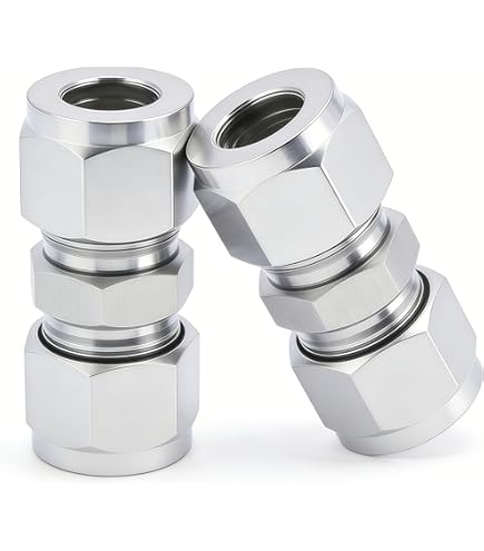 thumbnail image 2 of Inland Machine MS51823-5SS Hydraulic Tube Coupling Nut - 3/8" Stainless Steel Flareless 2 of 4