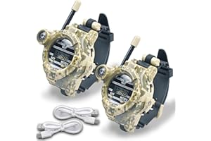 GANTAN Rechargeable Walkie Talkie for Kids Two-Way Radio Walky Talky with Flashlight Children Outdoor Game Interphone Toy Game and Gifts for Boy and Girl Age 4 to 12