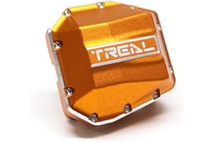 TREAL SCX10 Pro Aluminum 7075 Differential Cover Pumpkin Diff Cover Upgrades Compatible with 1/10 Axial SCX10 Pro SCX10 III B