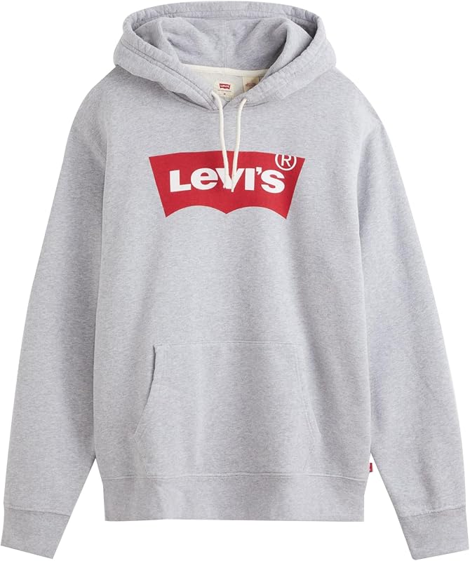 Hoodie Herren, Logo Two Color Heather Gray, M