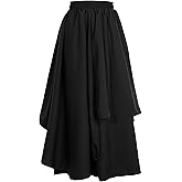 Life Palette Japanese Style Samurai Hakama Harem Pants Men Women Yoga Ninja Pants Black… One Size