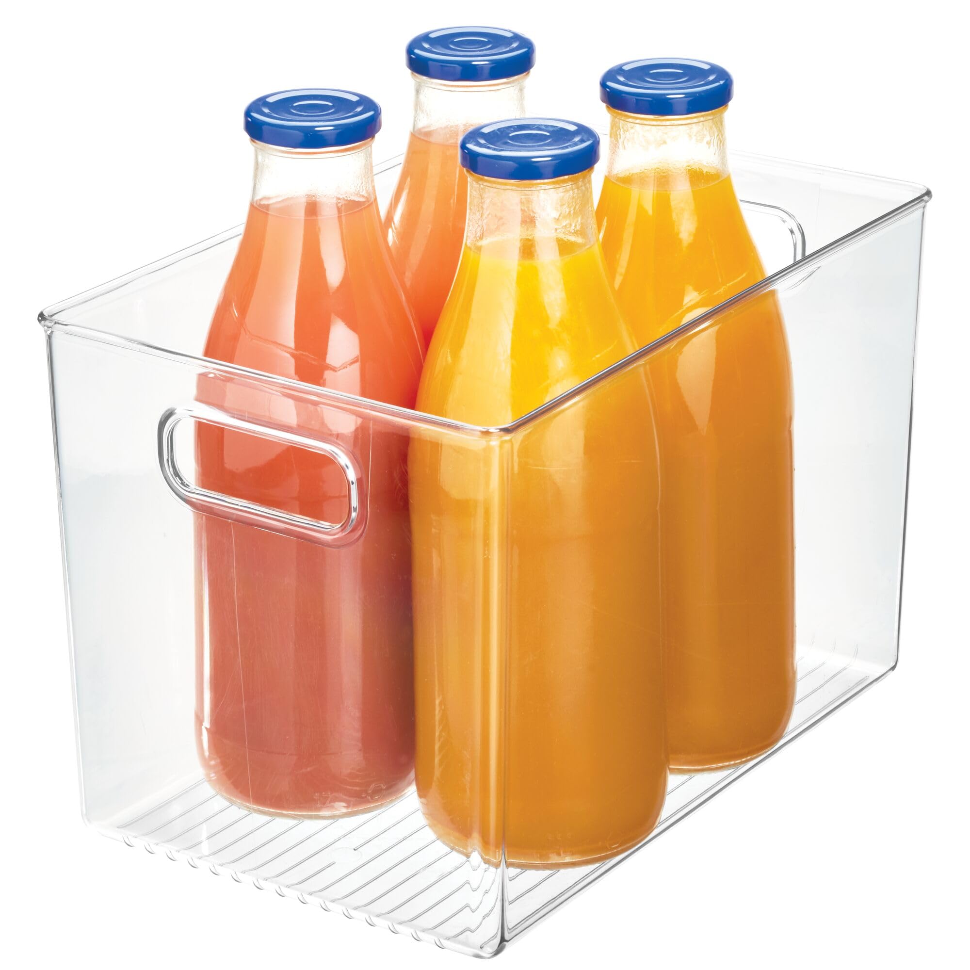 Photo 1 of iDesign Linus BPA-Free Plastic Deep Kitchen Storage Bin with Handles - 12" x 8" x 7.75", Clear
