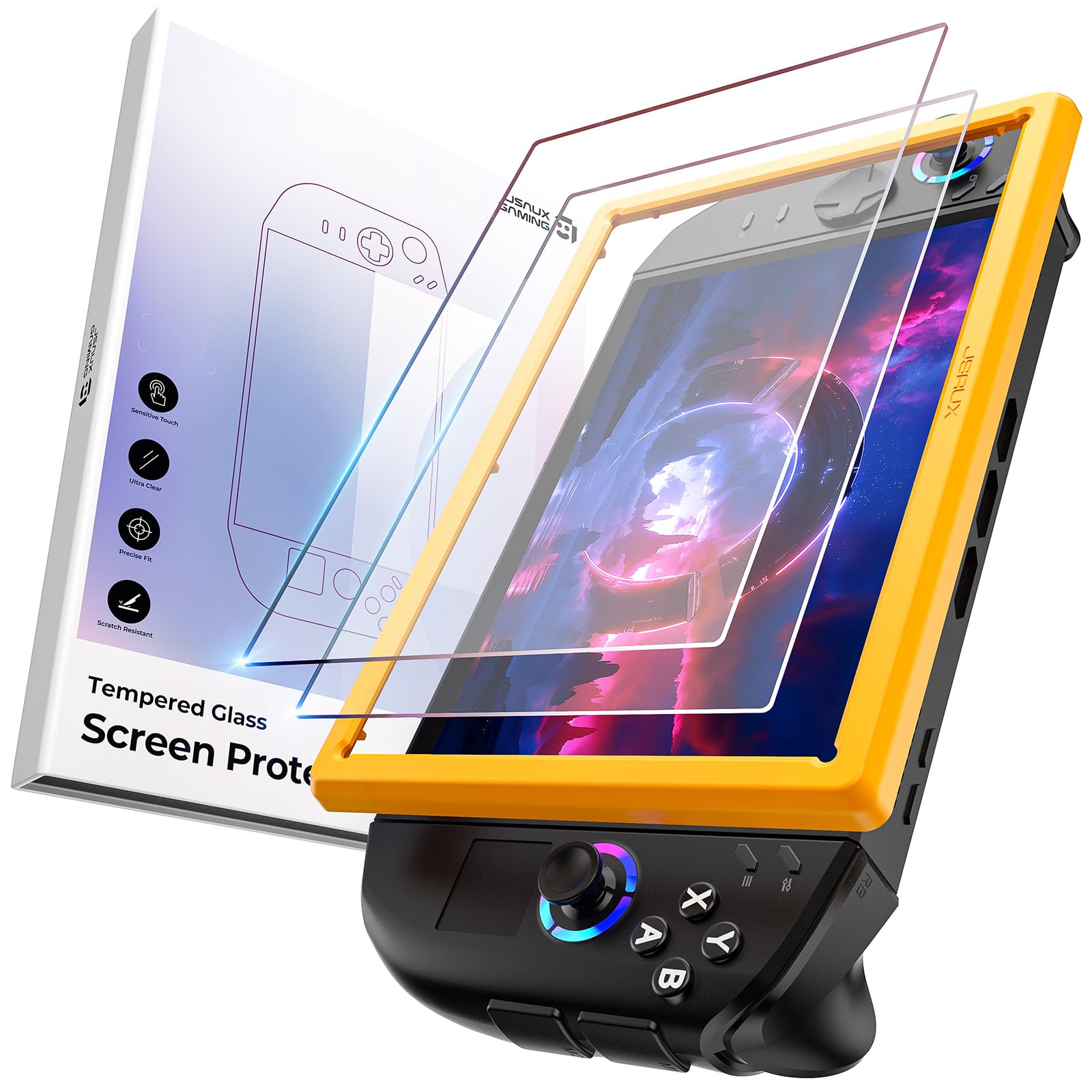 Photo 1 of JSAUX 2-Pack Anti Glare Screen Protector for Legion Go Gen 2 Handheld 8.8" (2025), Easy to Install with Guiding Frame, 8.8 inch Full Coverage, Matte Tempered Glass Protector Accessories