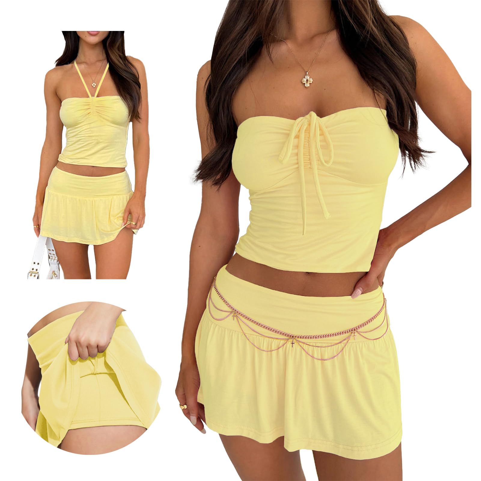 SHEWIN Womens Pajama sets Summer Casual Lounge Sets Creneck Short SHEWIN Womens Pajama sets Summer Casual Lounge Sets Creneck Short