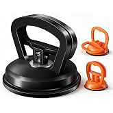 Tiantanghu Dent Puller,3 Pack Car Dent Puller Car Dent Removal Kit Suction Cup Dent Puller Dent Remover Tool and Dent Repair Kit Handle Lifter for Cars Body,Glass,Screen,Objects Moving (Black+Orange)