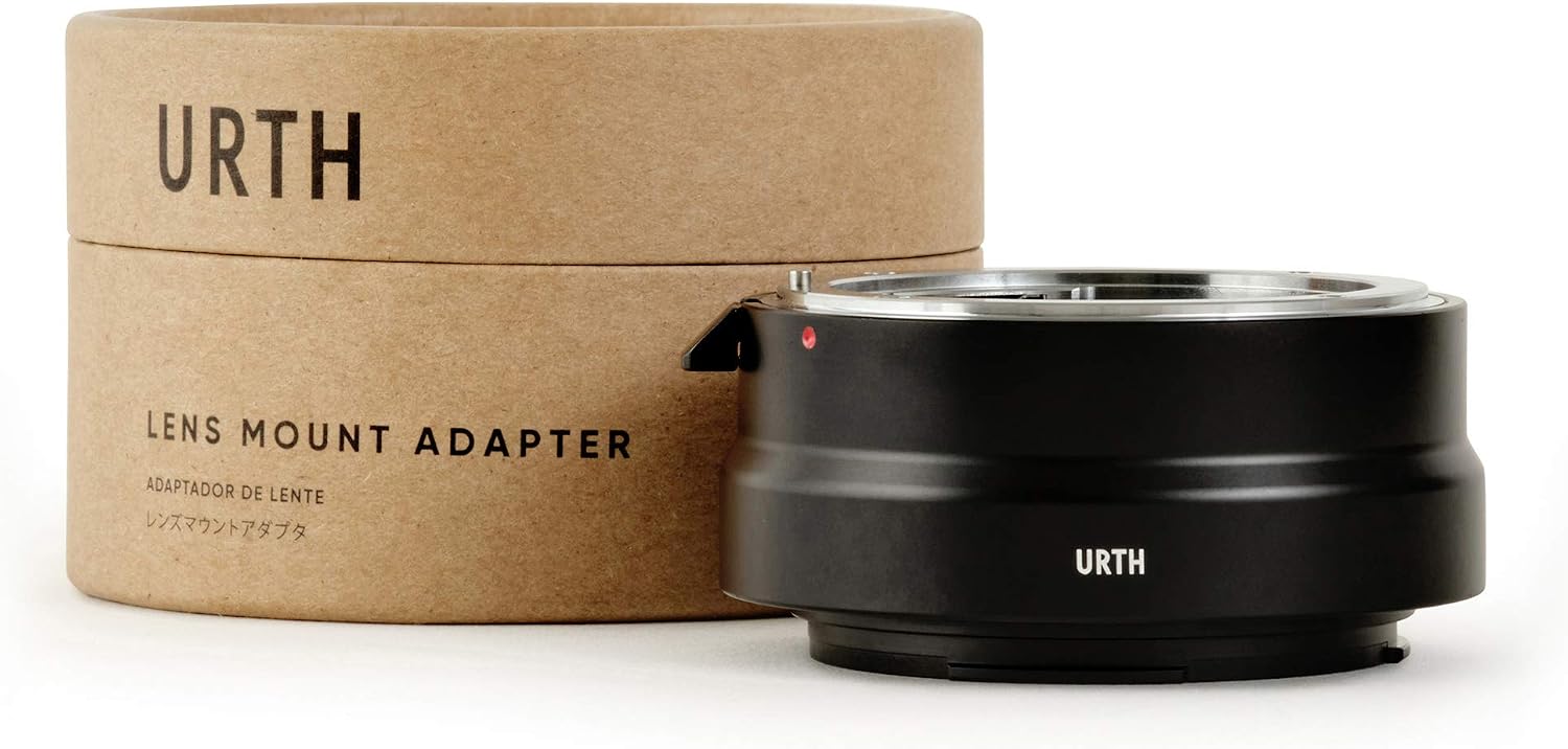 Urth Lens Mount Adapter: Compatible with Canon RF Camera Body to Nikon F Lens