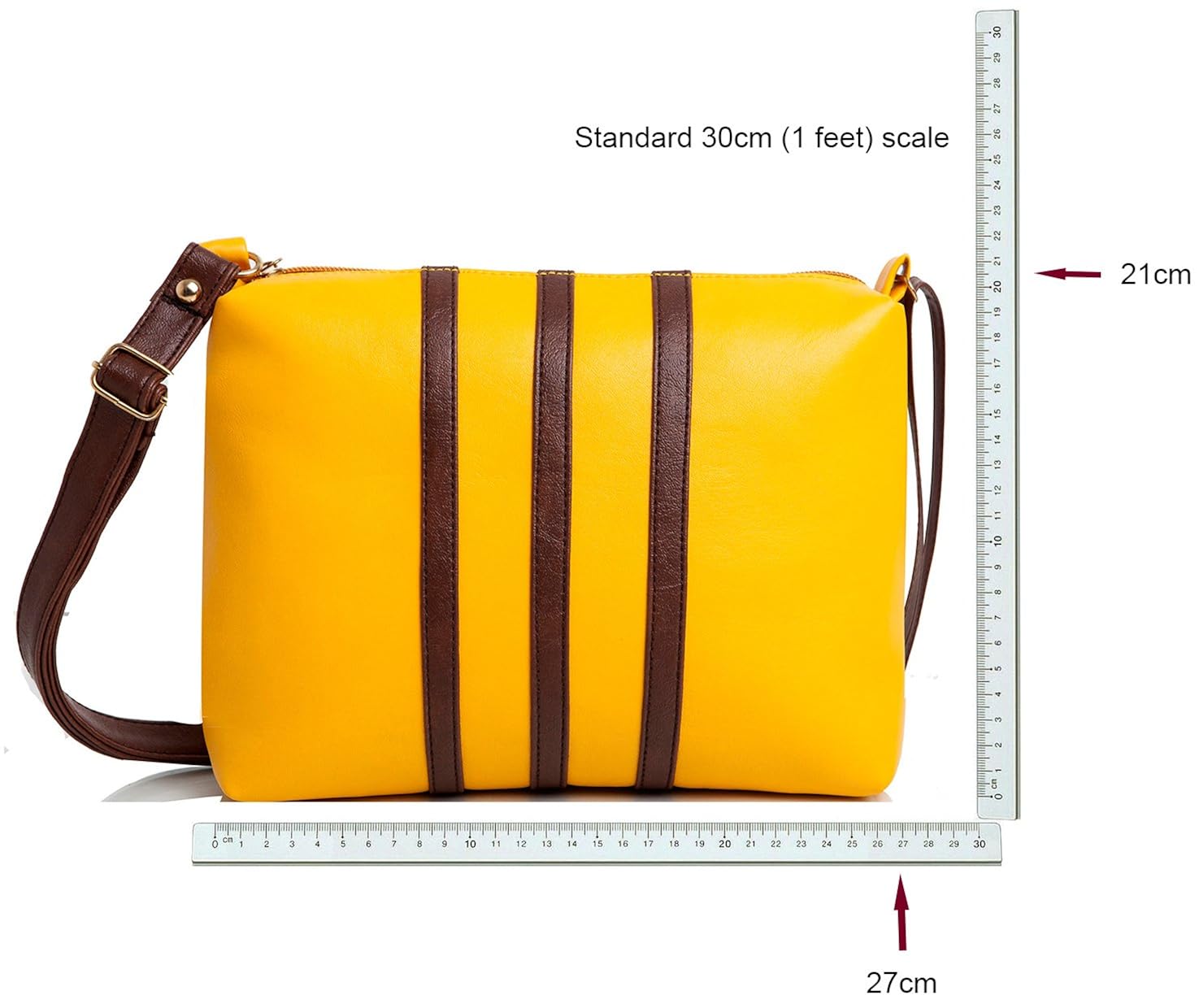 mammon women's sling bag(slg-3strip-yt,multicolor)