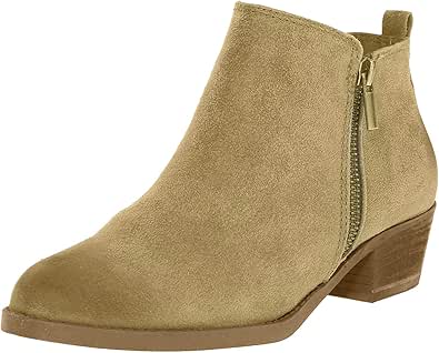 brie zip ankle bootie