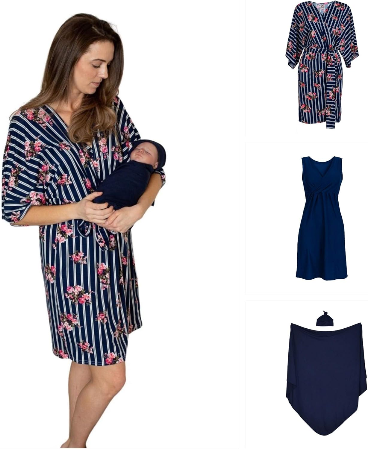 robe swaddle set boy