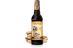 JORDAN'S SKINNY MIXES Jordan's Skinny Syrups Sugar Free Coffee Syrup, Smore's Flavor Drink Mix, Zero Calorie Flavoring for Chai Latte, Protein Shake, Food & More, Gluten Free, Keto Friendly, 25.4 Fl Oz, 1 Pack