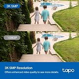 Tapo C530WS Pan Tilt Outdoor Security Camera 3K 5MP WiFi 360° Night Vision view 5