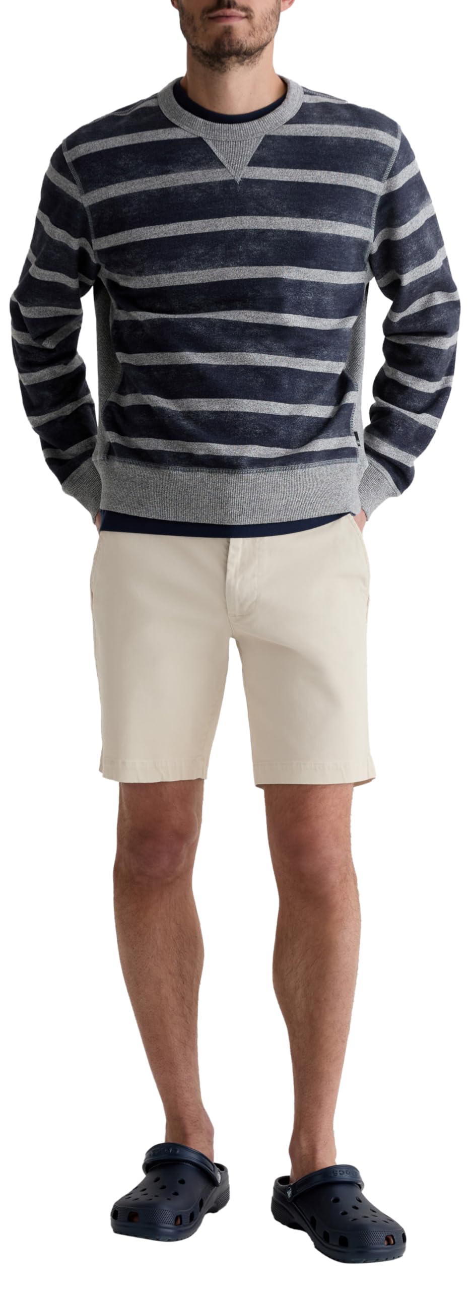 AG Jeans, Men’s, Wanderer Slim Trouser Short, Pumice, W36