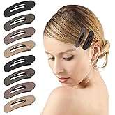 Small Flat Hair Clips for Women Lay Down Clips for Thin Hair Accessories 8pack